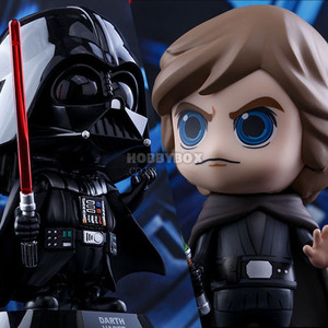 (예약마감) 루크 스카이워커(Luke Skywalker) &amp; 다스 베이더(Darth Vader) 코스베이비(Cosbaby) S 보블헤드(Bobble-Head) / 스타워즈(Star Wars) 6 